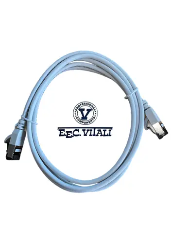 Patch cord slim 32 AWG S/FTP CAT.6A MT.5 LSZH grey