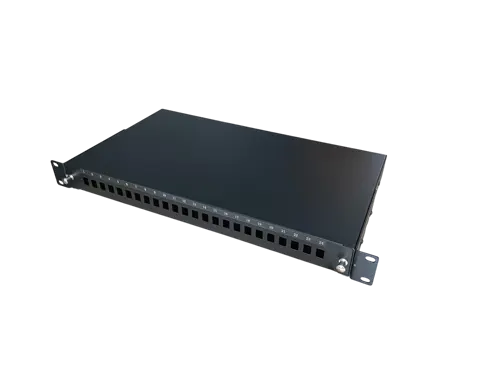 19" 1U SC Simplex/LC Duplex 24-port optical cassette