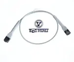 Patch cord slim 32 AWG UTP CAT.6A PIEGHEVOLE MT.0,5 grigio