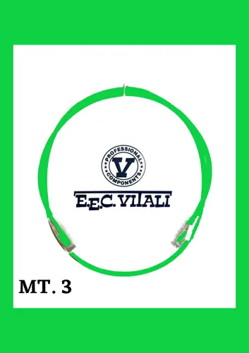 Patch cord slim UTP Cat.6A MT.3 LSZH verde