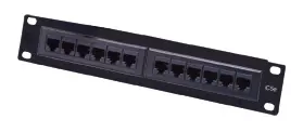 Patch panel 12 porte Cat.5e UTP