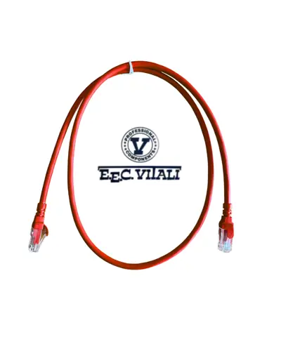 Patch cord UTP Cat.6a MT.5 Guaina LSZH ROSSO