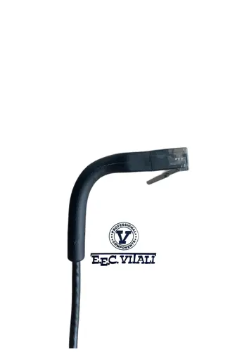 Patch cord slim 32 AWG UTP CAT.6A PIEGHEVOLE MT.0,5 nero