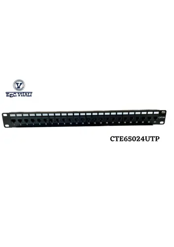 Patch panel UTP 24 porte Cat.6A