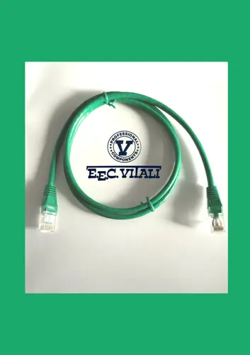 Patch cord UTP Cat.6 - Non schermati / Verde MT.1