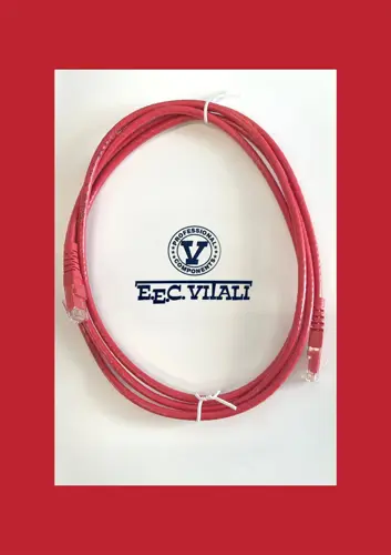 Patch cord UTP Cat.6 - Non schermati / Rosso MT.2