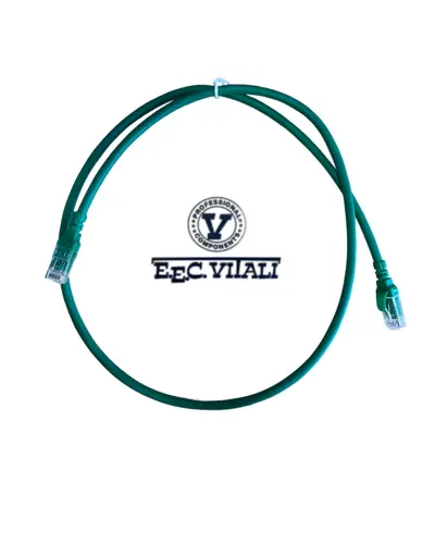 Patch cord UTP Cat.6a MT.0,5 Guaina LSZH VERDE