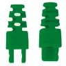 Gom. per cavo 2CP verde