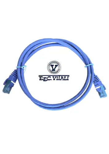 Patch cord S/FTP CAT.6A da MT.1,5 LSZH viola
