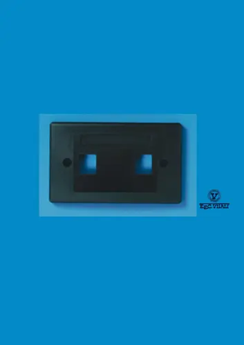 Piastrina 503 nera 2 fori