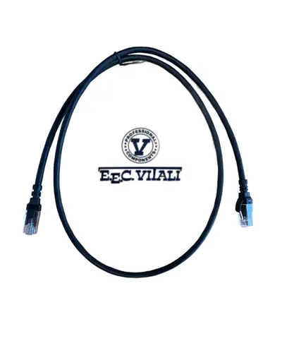 Patch cord UTP Cat.6a MT.3 Guaina LSZH NERO