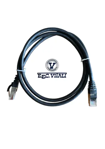Patch cord S/FTP CAT.6A da MT.15 LSZH nero